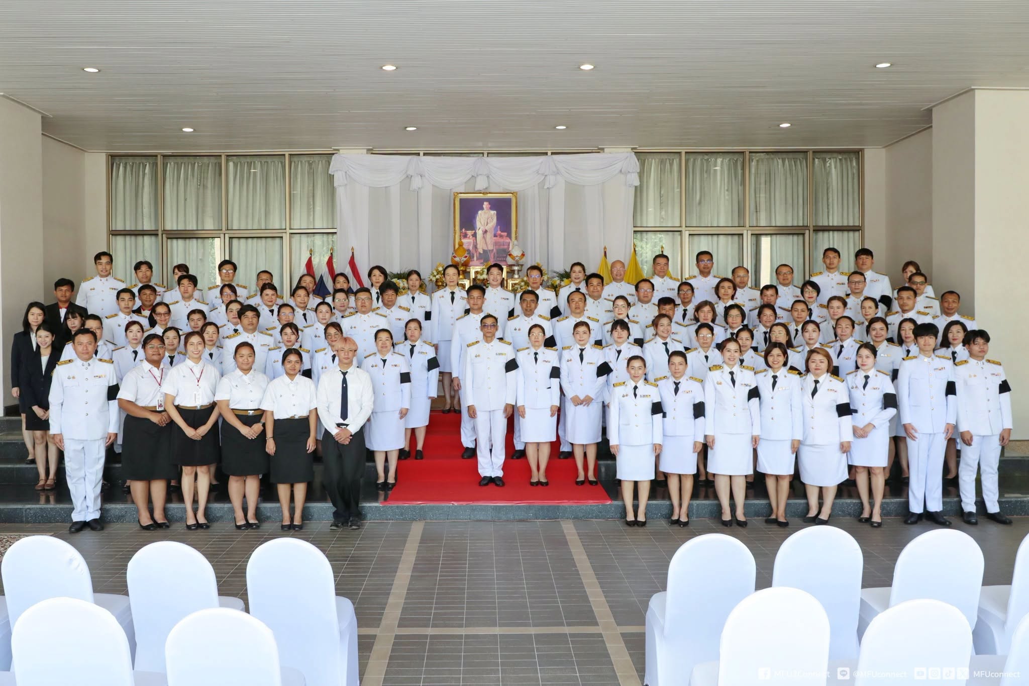 พิธีลงนามถวายพระพรชัยมงคล และพิธีถวายสัตย์ปฏิญาณเพื่อเป็นพนักงานของรัฐที่ดีและพลังของแผ่นดิน