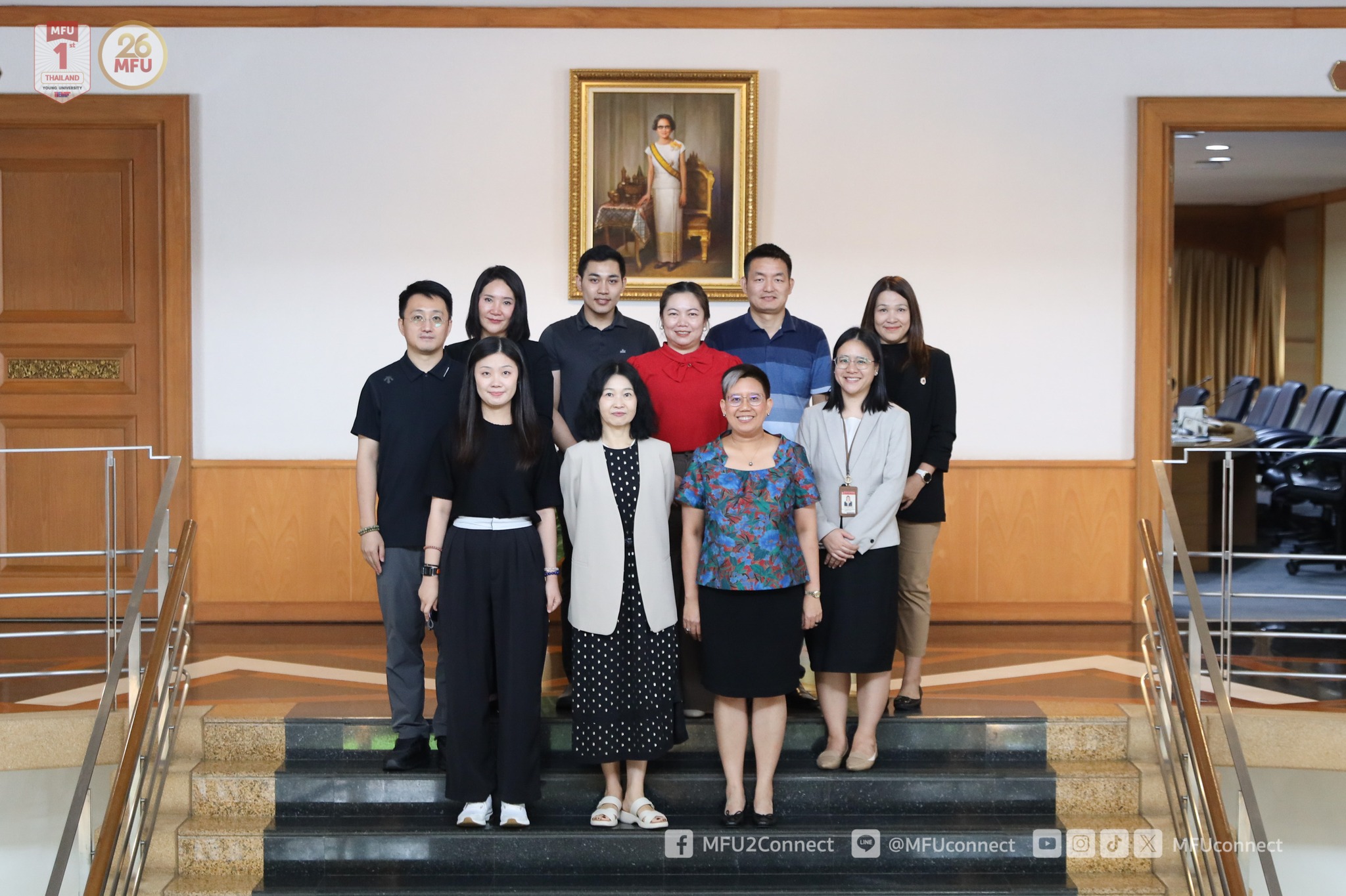 ร่วมต้อนรับคณะ geely talent development group จาก university of sanya หารือแนวทางความร่วมมือทางวิชาการระดับนานาชาติ